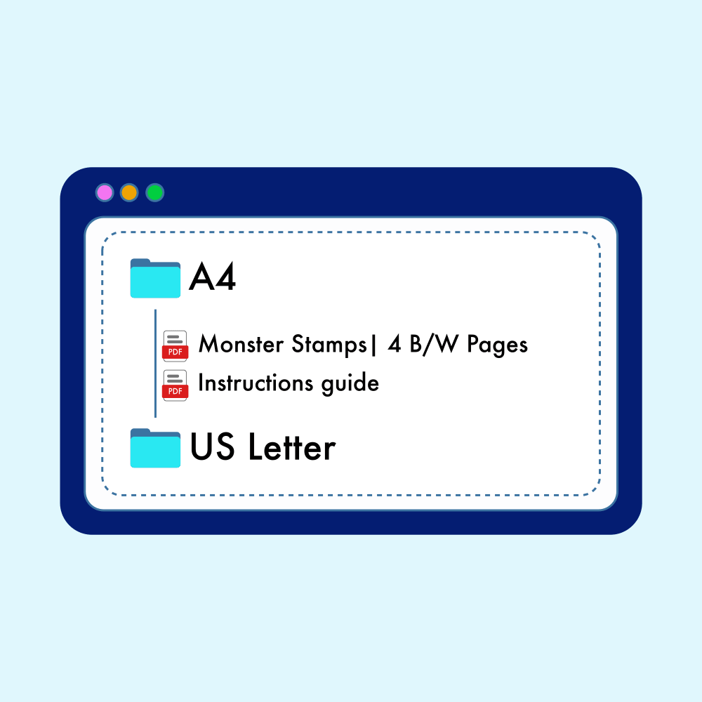 80 Monster Stamps
